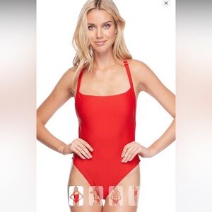 Body Glove Red One-Piece Swimsuit